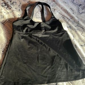 Oiselle black Ceto Tankini top - NWT - S